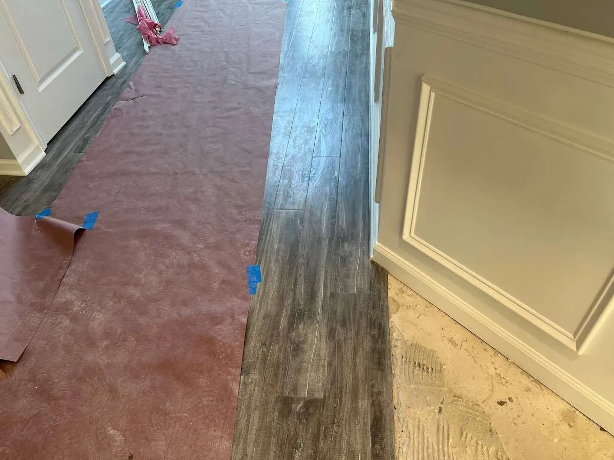 Completed marble shower restoration in El Cerro Mission